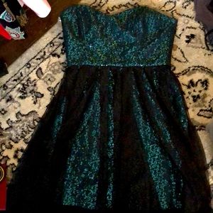 Size 10 Turquoise / Green Dress